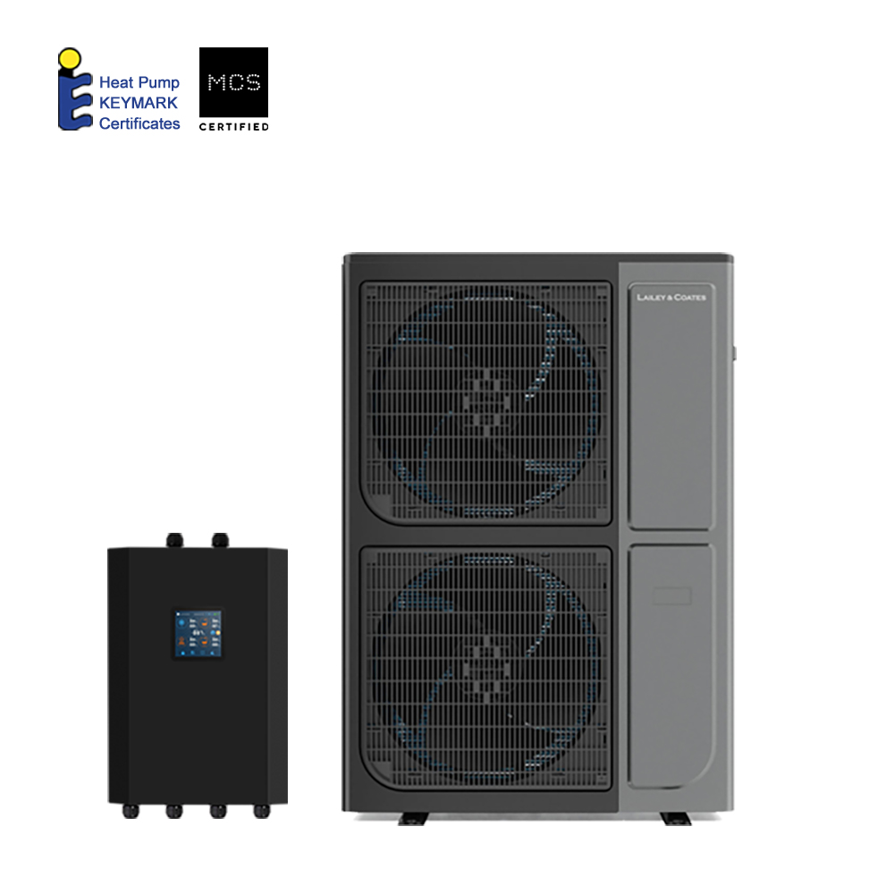 Système de chauffage de pompe à chaleur de source d'air monobloc EVI 6kw ~ 20kw